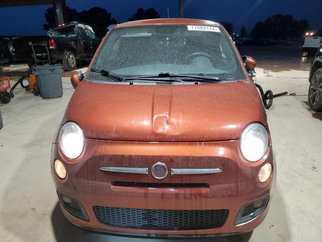 3C3CFFBR8ET291694 - 2014 FIAT 500 SPORT ORANGE photo 5