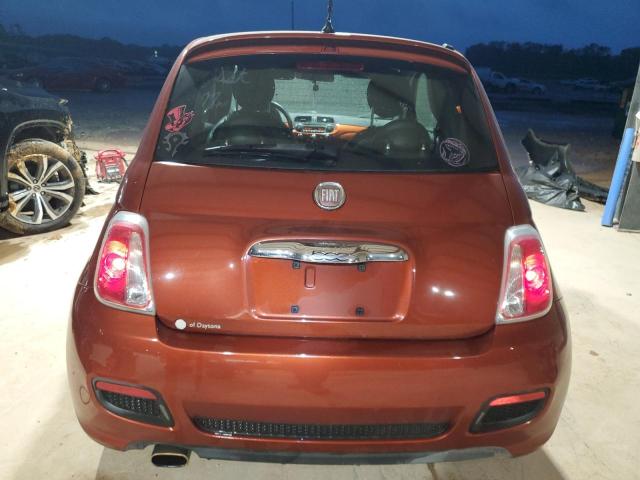 3C3CFFBR8ET291694 - 2014 FIAT 500 SPORT ORANGE photo 6