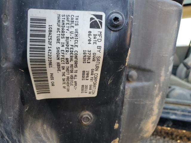 1G8AZ52F14Z223961 - 2004 SATURN ION LEVEL 2 黑色 照片 12
