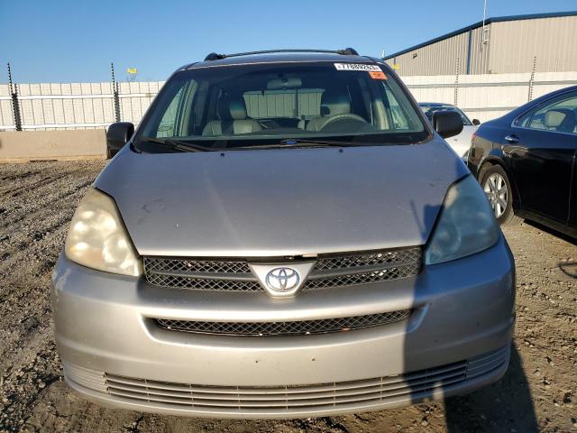 5TDZA23C94S200853 - 2004 TOYOTA SIENNA CE GRAY photo 5