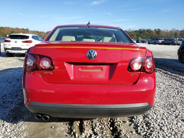 3VWRJ7AJ8AM089364 - 2010 VOLKSWAGEN JETTA WOLFSBURG RED photo 6