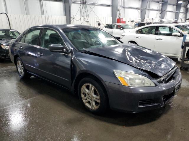 1HGCM56387A151609 - 2007 HONDA ACCORD SE BLUE photo 4