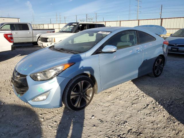 KMHDH6AE2DU007873 - 2013 HYUNDAI ELANTRA CO GS BLUE photo 1