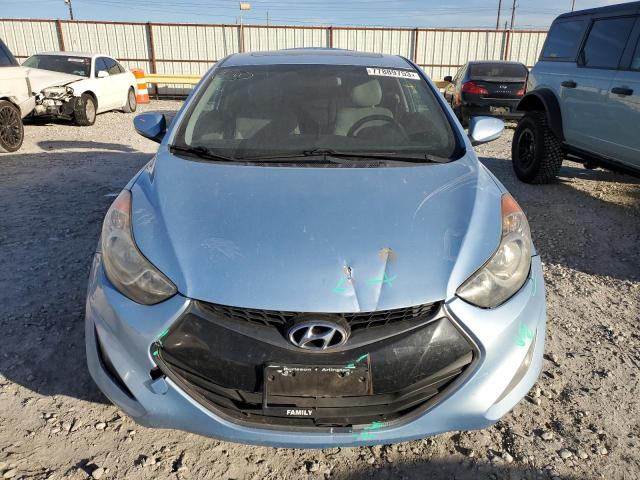 KMHDH6AE2DU007873 - 2013 HYUNDAI ELANTRA CO GS BLUE photo 5