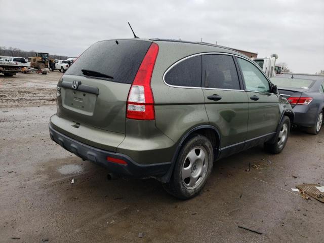 JHLRE48307C063707 - 2007 HONDA CR-V LX GREEN photo 3