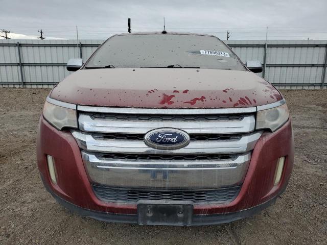 2FMDK3KCXDBA98734 - 2013 FORD EDGE LIMITED RED photo 5