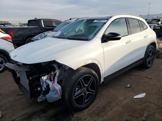 W1N4N4HB1NJ377642 - 2022 MERCEDES-BENZ GLA 250 4MATIC WHITE photo 1