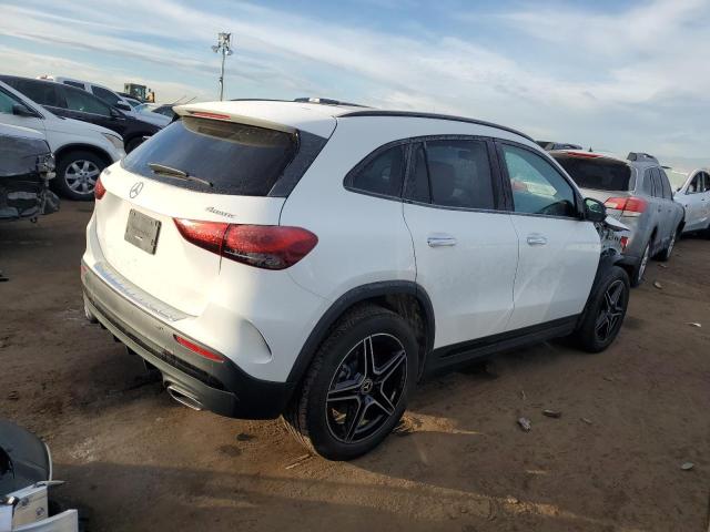 W1N4N4HB1NJ377642 - 2022 MERCEDES-BENZ GLA 250 4MATIC WHITE photo 3