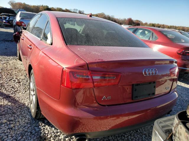 WAUGGAFC4DN056434 - 2013 AUDI A6 PREMIUM PLUS RED photo 6