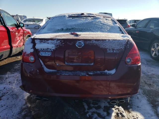 1N4BA41E28C816697 - 2008 NISSAN MAXIMA SE RED photo 6