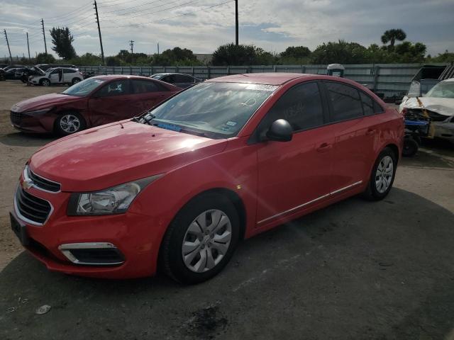 1G1PA5SHXF7239933 - 2015 CHEVROLET CRUZE LS RED photo 1