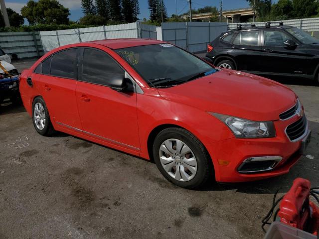 1G1PA5SHXF7239933 - 2015 CHEVROLET CRUZE LS RED photo 4