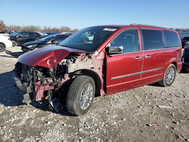 2C4RC1CG3ER336560 - 2014 CHRYSLER TOWN & COU TOURING L RED photo 1