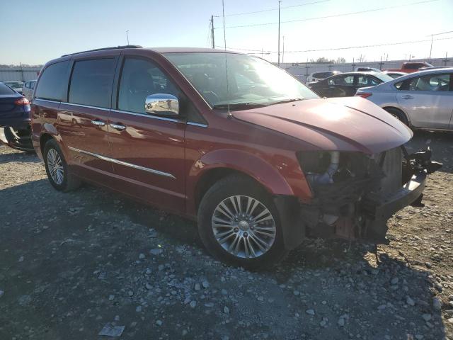 2C4RC1CG3ER336560 - 2014 CHRYSLER TOWN & COU TOURING L RED photo 4
