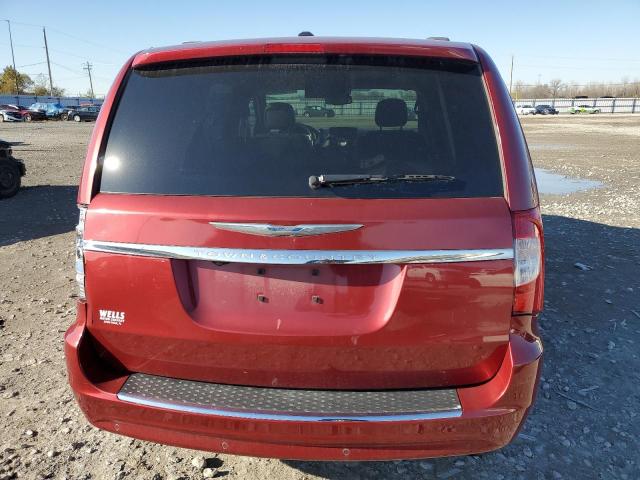 2C4RC1CG3ER336560 - 2014 CHRYSLER TOWN & COU TOURING L RED photo 6