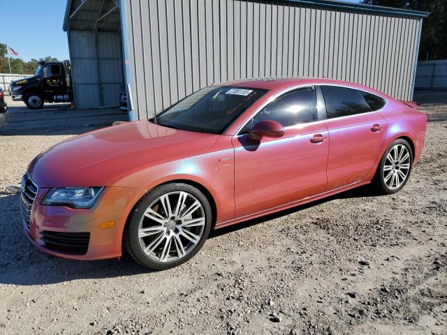 WAUWGAFC7EN039303 - 2014 AUDI A7 PREMIUM PLUS ORANGE photo 1