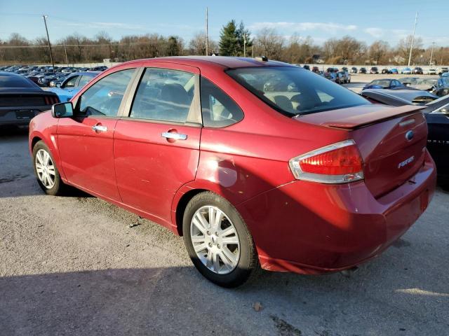 1FAHP3HN3BW201350 - 2011 FORD FOCUS SEL RED photo 2