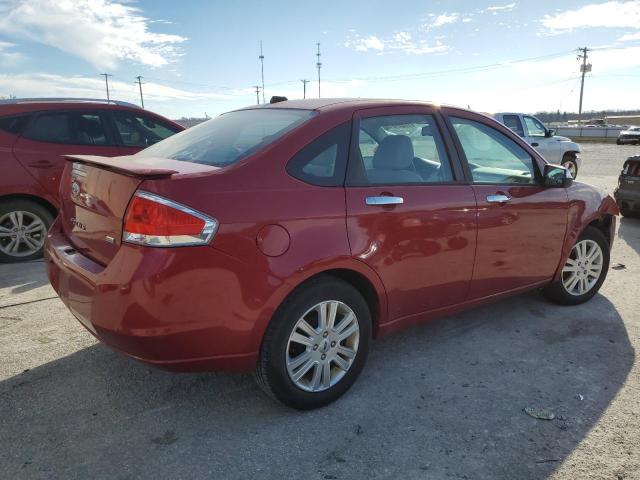 1FAHP3HN3BW201350 - 2011 FORD FOCUS SEL RED photo 3