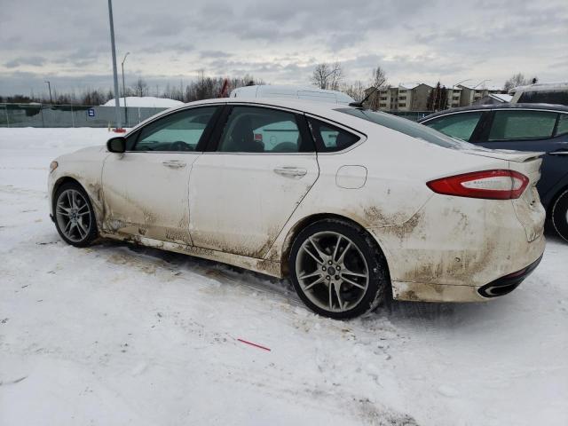 3FA6P0D95DR274207 - 2013 FORD FUSION TITANIUM WHITE photo 2