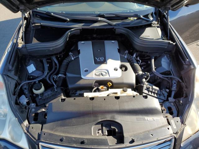 JNKAJ09F28M355005 - 2008 INFINITI EX35 BASE GRAY photo 11