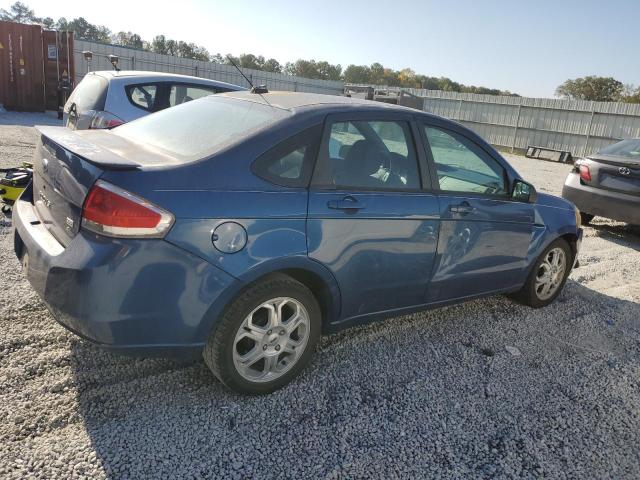 1FAHP36N59W161821 - 2009 FORD FOCUS SES BLUE photo 3