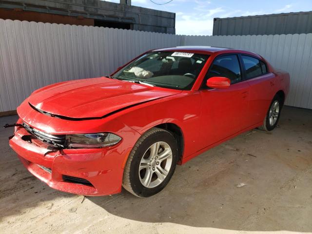 2C3CDXBG7NH219842 - 2022 DODGE CHARGER SXT ORANGE photo 1