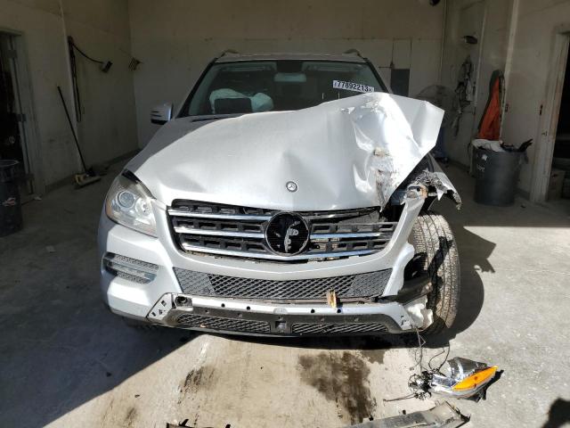 4JGDA5JB7DA155717 - 2013 MERCEDES-BENZ ML 350 SILVER photo 5