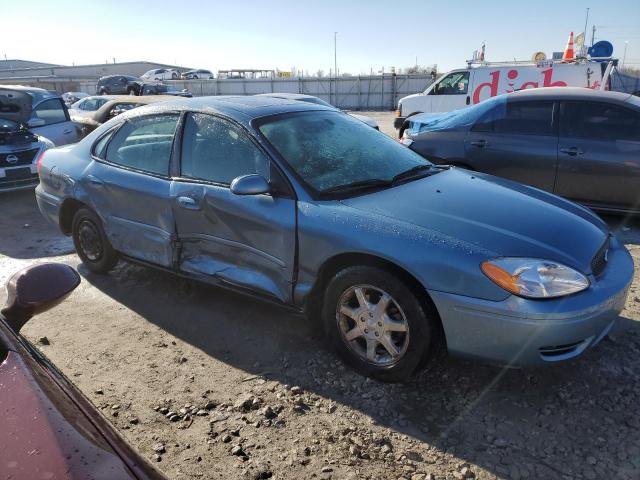 1FAFP56U87A188919 - 2007 FORD TAURUS SEL BLUE photo 4