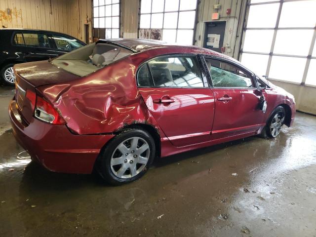 2HGFA16559H364764 - 2009 HONDA CIVIC LX MAROON photo 3