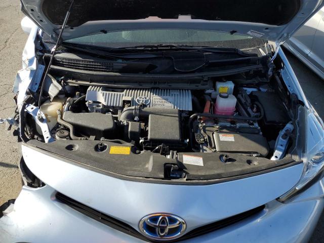 JTDZN3EUXFJ031085 - 2015 TOYOTA PRIUS V BLUE photo 11