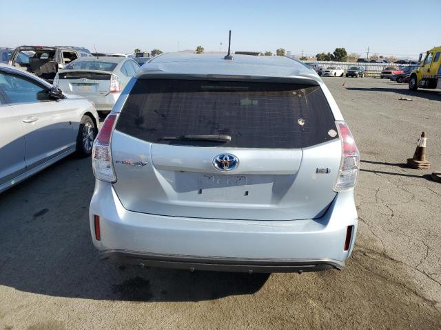 JTDZN3EUXFJ031085 - 2015 TOYOTA PRIUS V BLUE photo 6