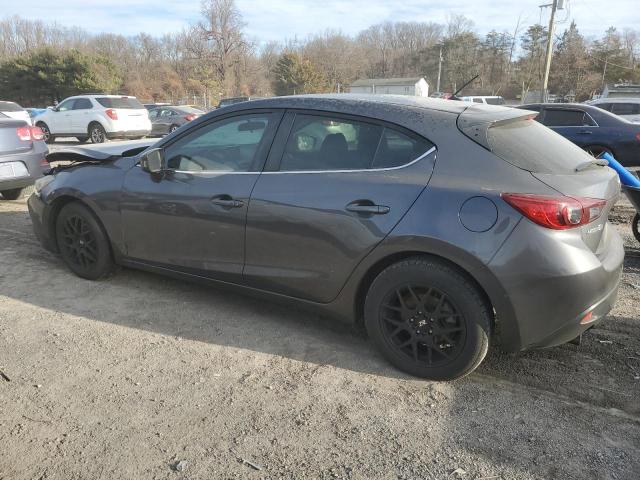 JM1BM1L71G1327930 - 2016 MAZDA 3 TOURING GRAY photo 2