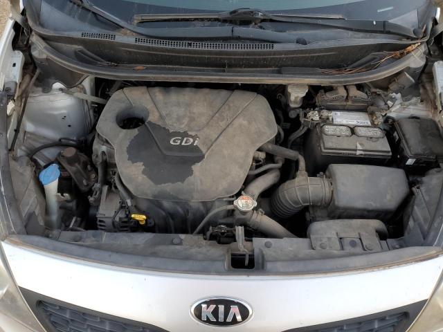 KNADM4A33E6363237 - 2014 KIA RIO LX SILVER photo 11