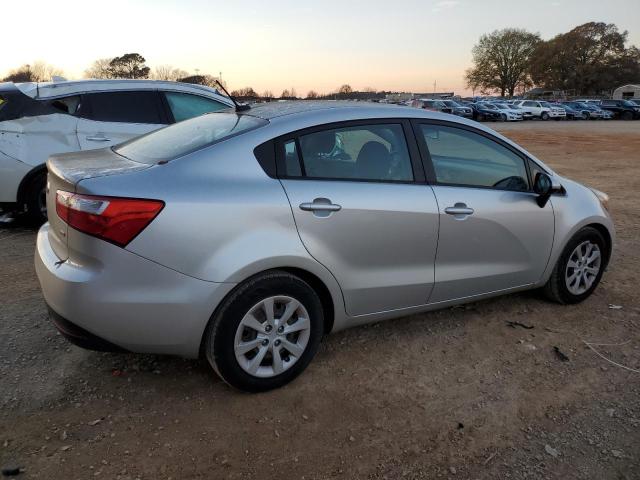 KNADM4A33E6363237 - 2014 KIA RIO LX SILVER photo 3