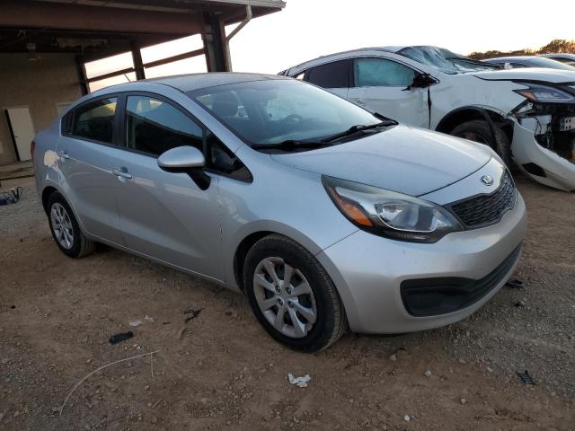 KNADM4A33E6363237 - 2014 KIA RIO LX SILVER photo 4