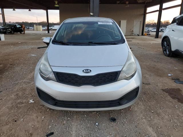 KNADM4A33E6363237 - 2014 KIA RIO LX SILVER photo 5