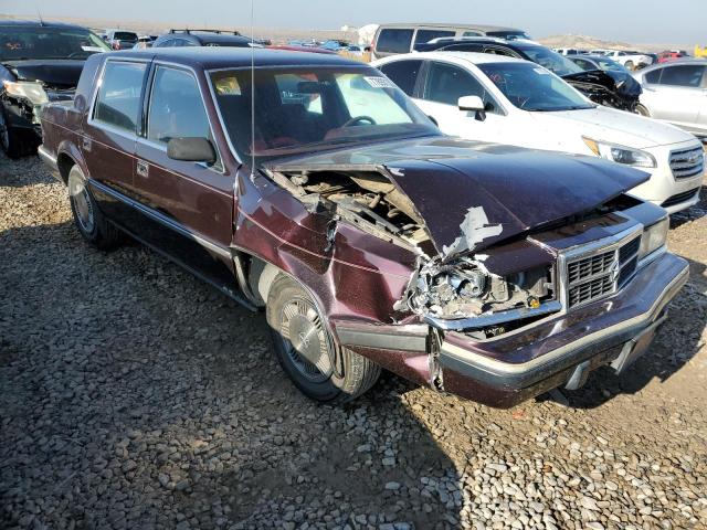 1B3XC46R7LD875562 - 1990 DODGE DYNASTY MAROON photo 4