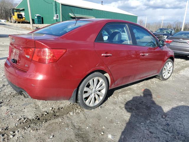 KNAFW4A3XA5296090 - 2010 KIA FORTE SX RED photo 3