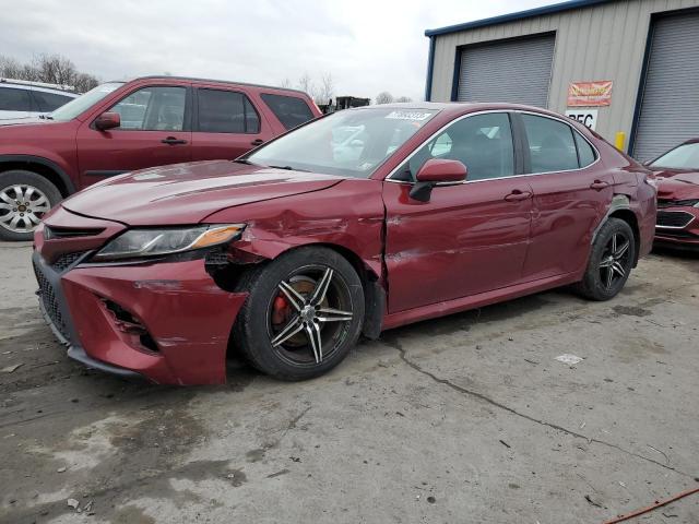 4T1B11HK4KU699657 - 2019 TOYOTA CAMRY L BURGUNDY photo 1