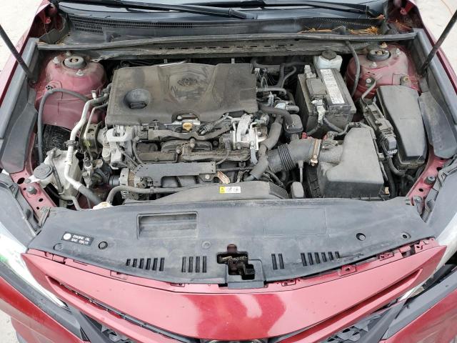 4T1B11HK4KU699657 - 2019 TOYOTA CAMRY L BURGUNDY photo 11