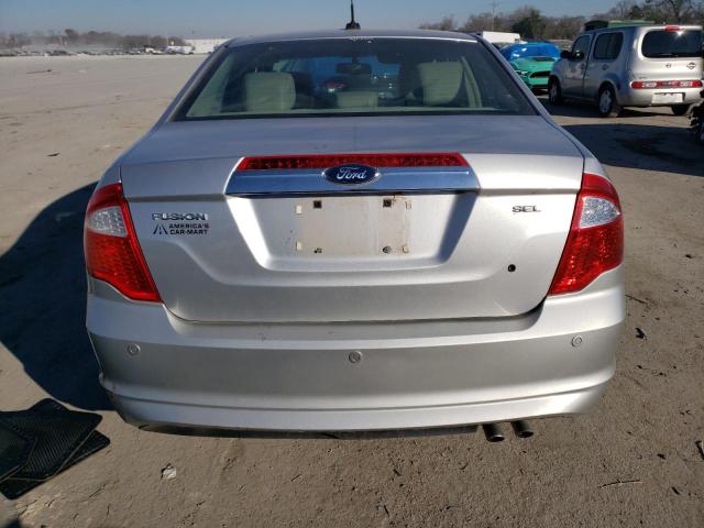 3FAHP0JAXBR269850 - 2011 FORD FUSION SEL SILVER photo 6