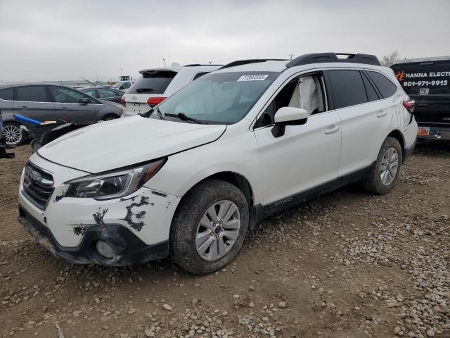 4S4BSACC8J3362359 - 2018 SUBARU OUTBACK 2.5I PREMIUM WHITE photo 1