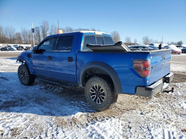 1FTFW1R6XEFB28191 - 2014 FORD F150 SVT RAPTOR BLUE photo 2