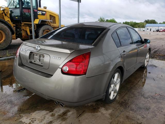 1N4BA41E34C917631 - 2004 NISSAN MAXIMA SE TAN photo 4