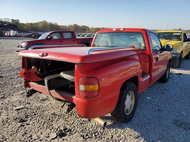 1GTEC14T5YZ293148 - 2000 GMC NEW SIERRA C1500 RED photo 4