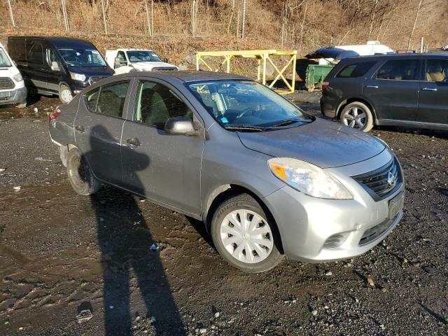 3N1CN7AP1DL841372 - 2013 NISSAN VERSA S GRAY photo 4