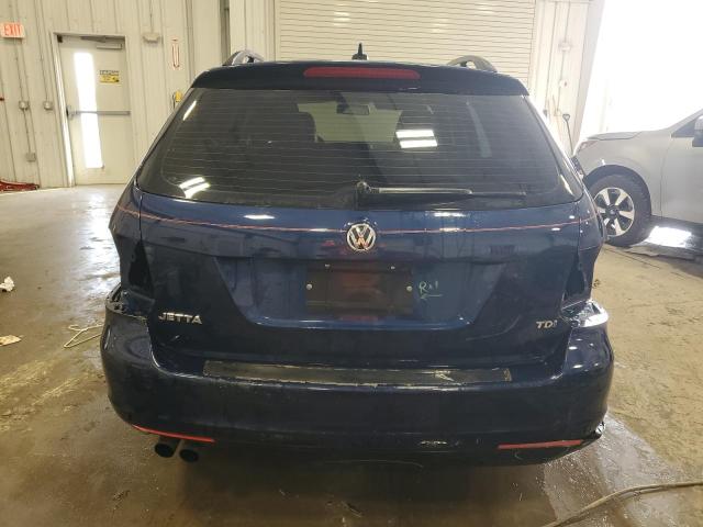 3VWPL7AJ1DM674440 - 2013 VOLKSWAGEN JETTA TDI BLUE photo 6