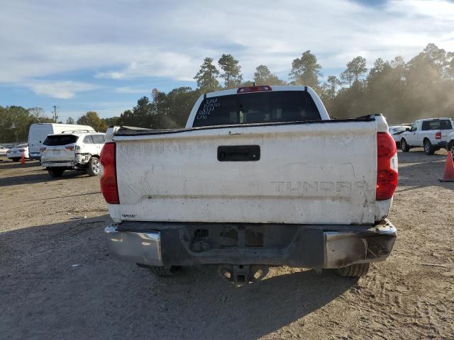 5TFRY5F18LX265516 - 2020 TOYOTA TUNDRA DOUBLE CAB SR/SR5 WHITE photo 6