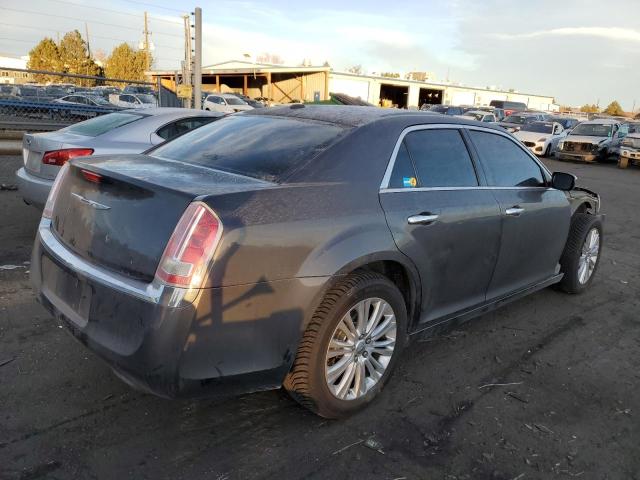 2C3CCAKT2DH665537 - 2013 CHRYSLER 300C GRAY photo 3