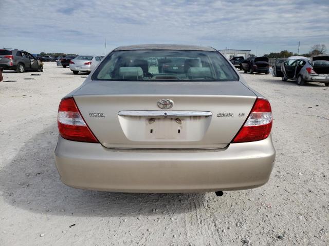 4T1BE32K93U783242 - 2003 TOYOTA CAMRY LE BEIGE photo 6